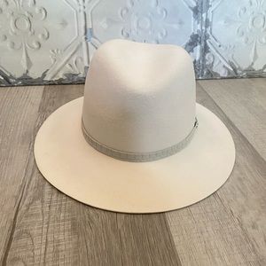 New Rag & bone floppy brim fedora white/grey L